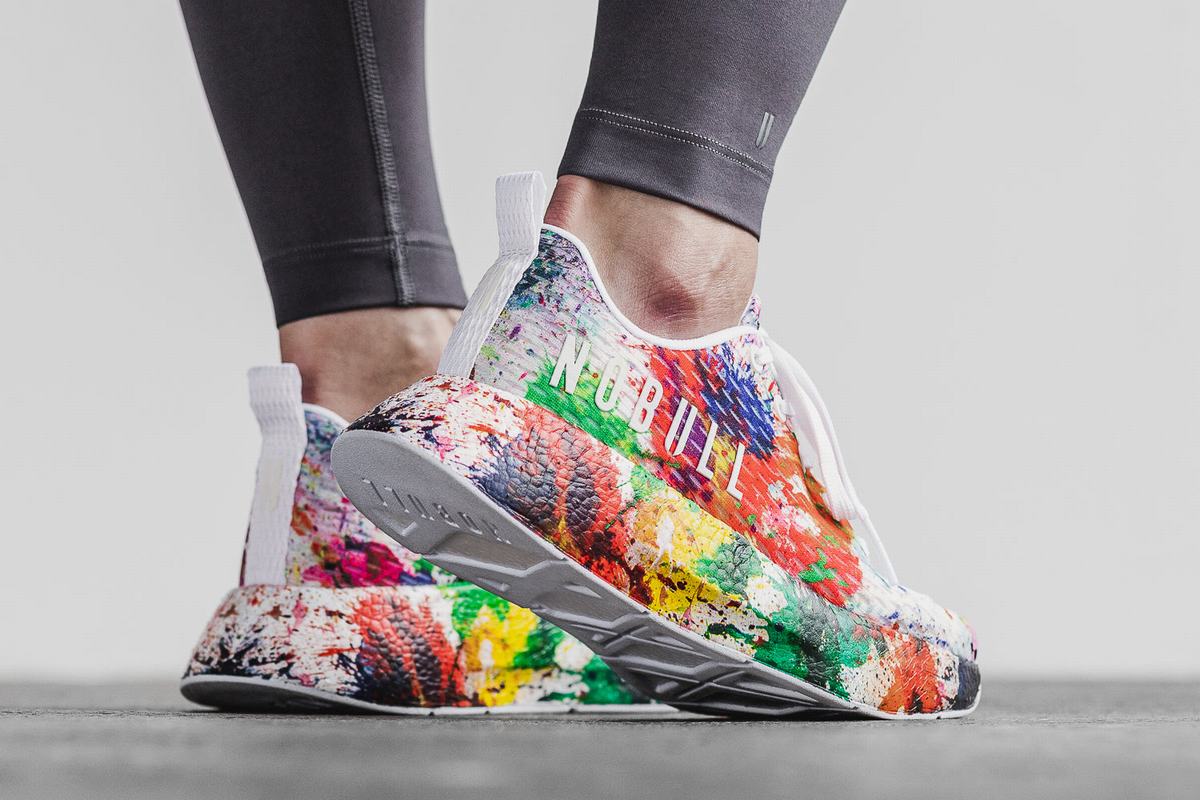 Nobull Art Work Runner+ Women's Running Shoes Multicolor | Australia (JD4836)